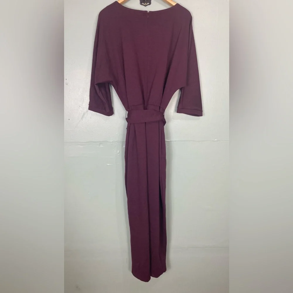 Anthropologie Sutton Pont Jumpsuit Purple Sz XL‎